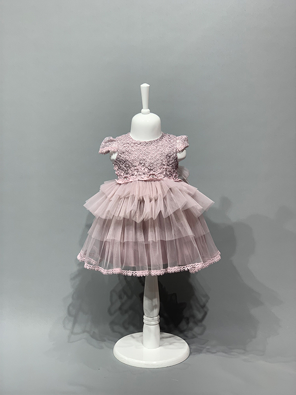 Miss Ayışığı Kız Bebek Çocuk Elbise Model: 2206